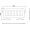Crowd barrier | made of plastic | fence element white | film RA1/A | red / white